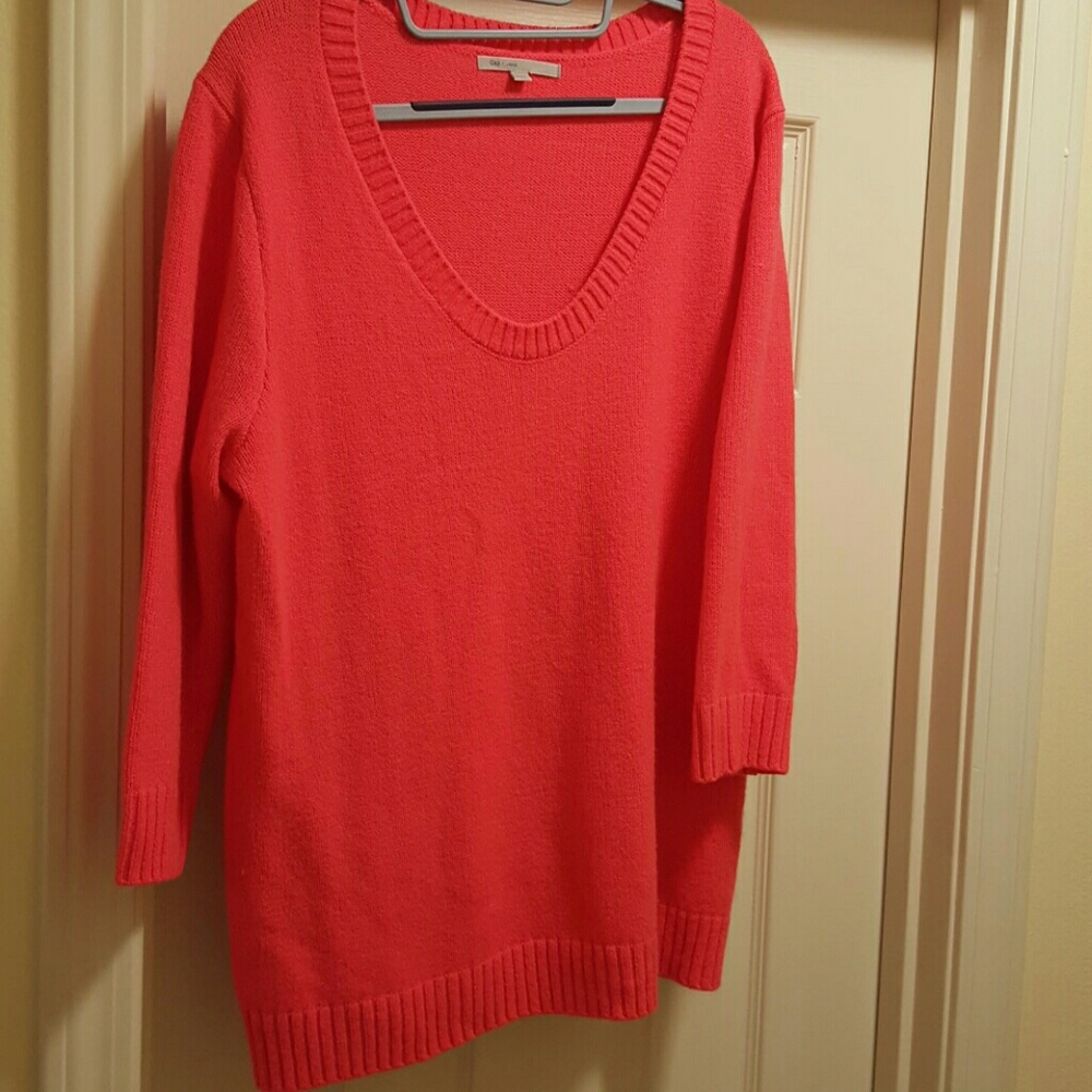 Hot pink GAP sweater, large